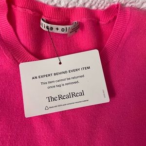 Alice & Olivia Neon Pink Sweater